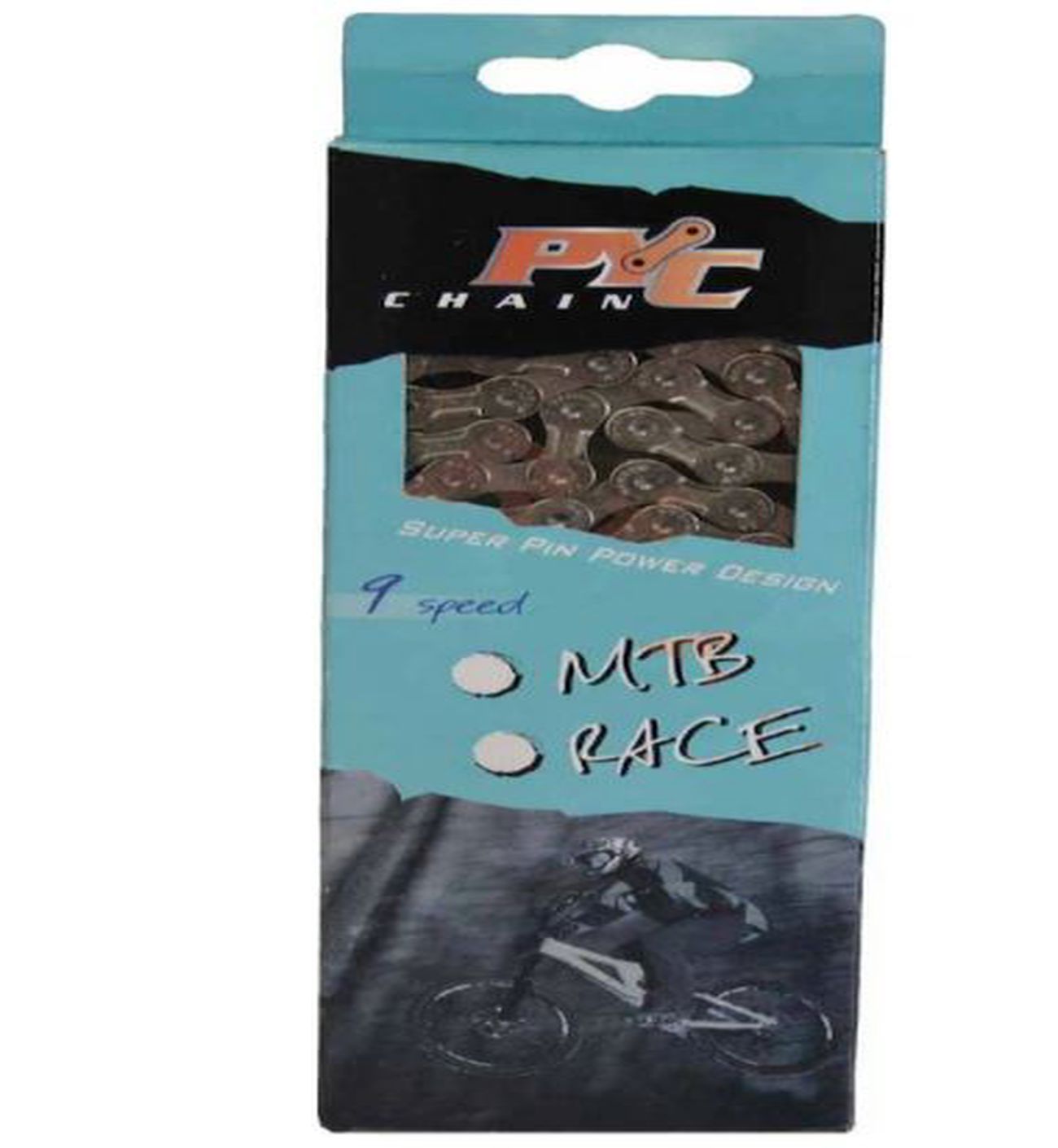 PYC 9 vites (24) bisiklet zinciri 116l R-1009