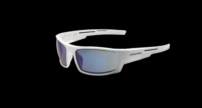 Cratoni Gözlük Raw | white matt | smoke w/ silver mirror,121103E5