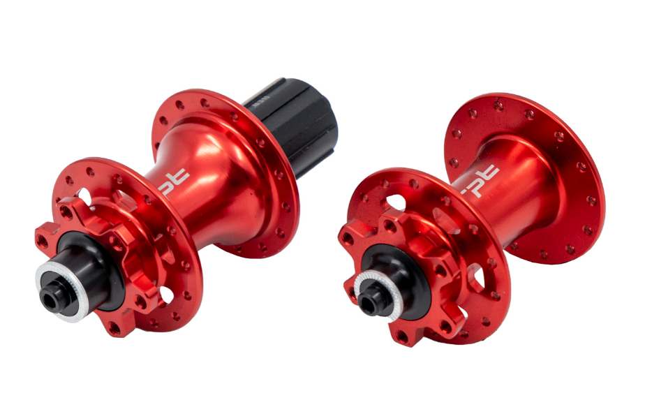 RAPTOR – Göbek Seti 32H Kırmızı (8–12s, QR + Thru Axle, 8–10s Pul Dahil Centerlock)