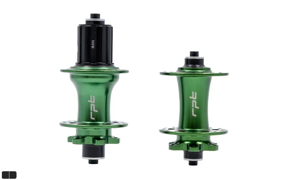 RAPTOR – Göbek Seti 32H Yeşil (8–12s, QR + Thru Axle, 8–10s Pul Dahil Centerlock)